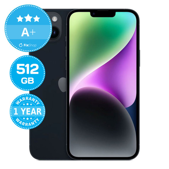 Apple iPhone 14 Plus Midnight 512GB A+ Prenovljen