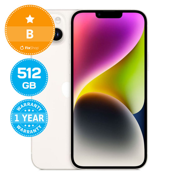 Apple iPhone 14 Plus Starlight 512GB B Prenovljen