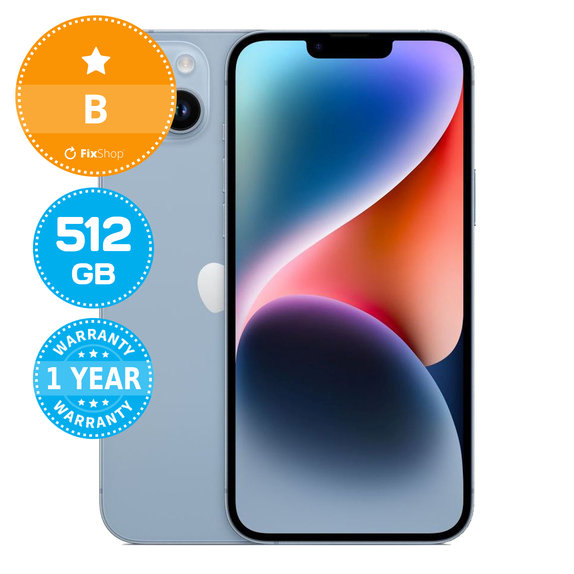Apple iPhone 14 Plus Blue 512GB B Prenovljen