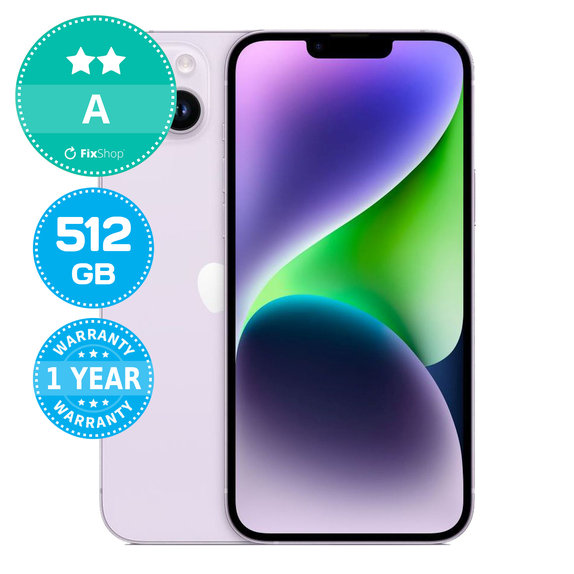 Apple iPhone 14 Plus Purple 512GB A Prenovljen