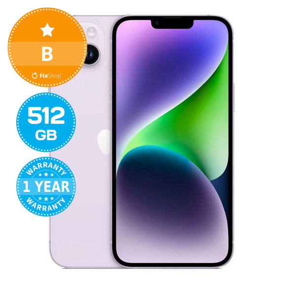 Apple iPhone 14 Plus Purple 512GB B Prenovljen