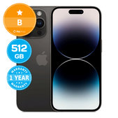 Apple iPhone 14 Pro Space Black 512GB B Prenovljen
