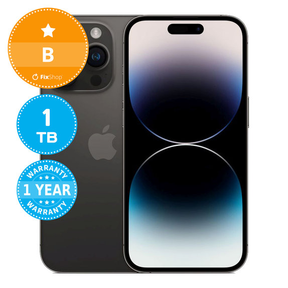 Apple iPhone 14 Pro Space Black 1TB B Prenovljen