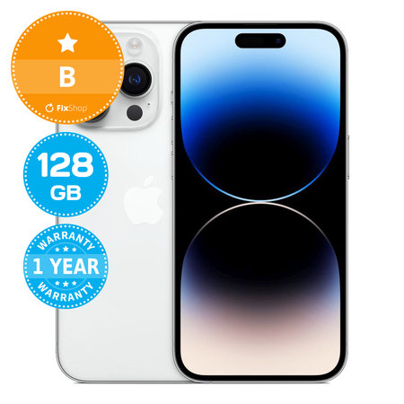 Apple iPhone 14 Pro Silver 128GB B Prenovljen