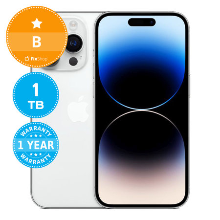 Apple iPhone 14 Pro Silver 1TB B Prenovljen