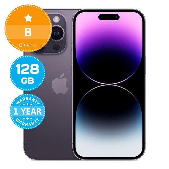 Apple iPhone 14 Pro Deep Purple 128GB B Prenovljen
