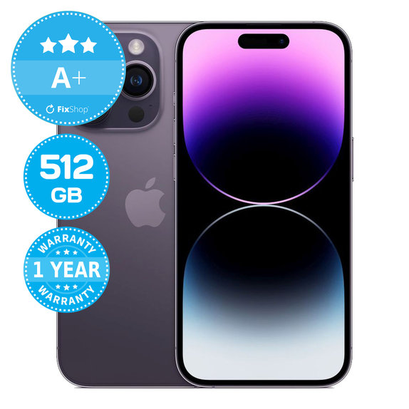 Apple iPhone 14 Pro Deep Purple 512GB A+ Prenovljen