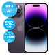 Apple iPhone 14 Pro Deep Purple 512GB A+ Prenovljen