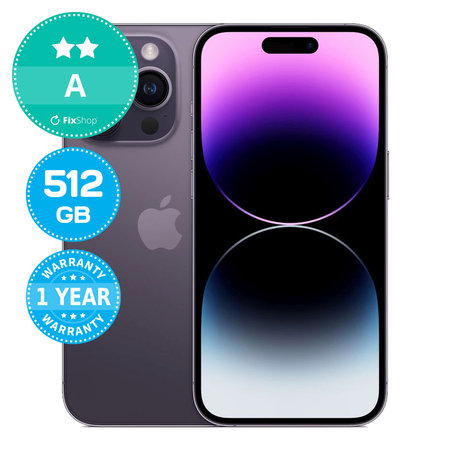 Apple iPhone 14 Pro Deep Purple 512GB A Prenovljen