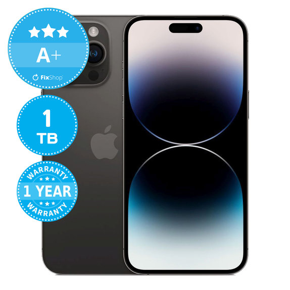 Apple iPhone 14 Pro Max Space Black 1TB A+ Prenovljen