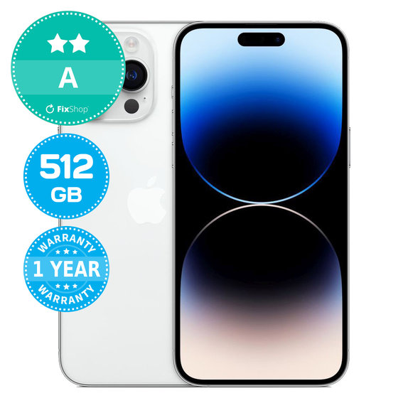 Apple iPhone 14 Pro Max Silver 512GB A Prenovljen