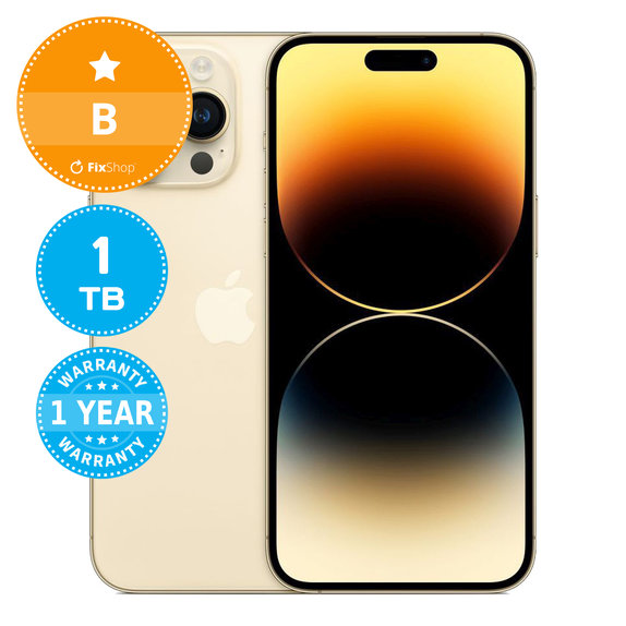 Apple iPhone 14 Pro Max Gold 1TB B Prenovljen