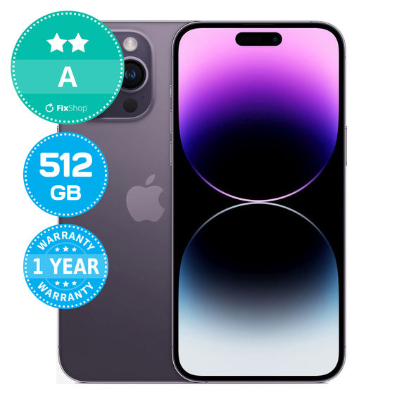 Apple iPhone 14 Pro Max Deep Purple 512GB A Prenovljen