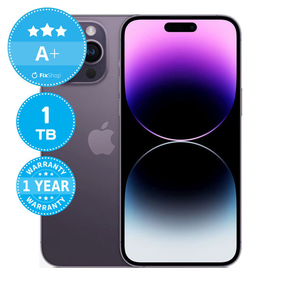Apple iPhone 14 Pro Max Deep Purple 1TB A+ Prenovljen