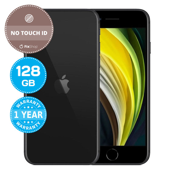Apple iPhone SE (2nd Gen 2020) Black 128GB (No Touch ID) Prenovljen