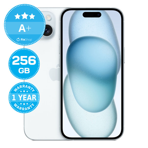 Apple iPhone 15 Blue 256GB A+ Prenovljen