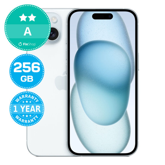 Apple iPhone 15 Blue 256GB A Prenovljen