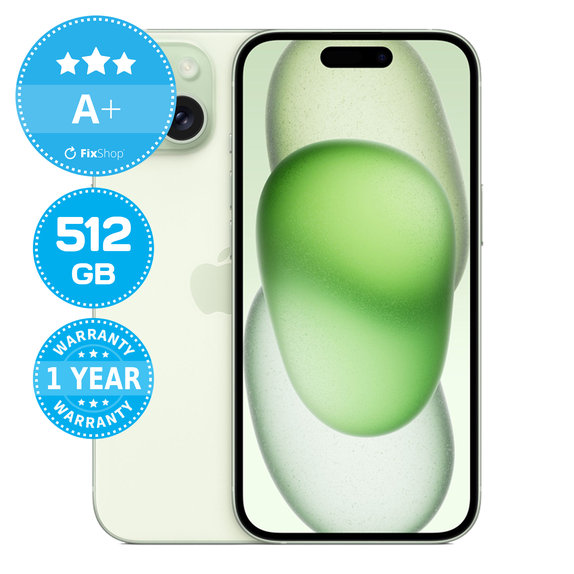 Apple iPhone 15 Green 512GB A+ Prenovljen
