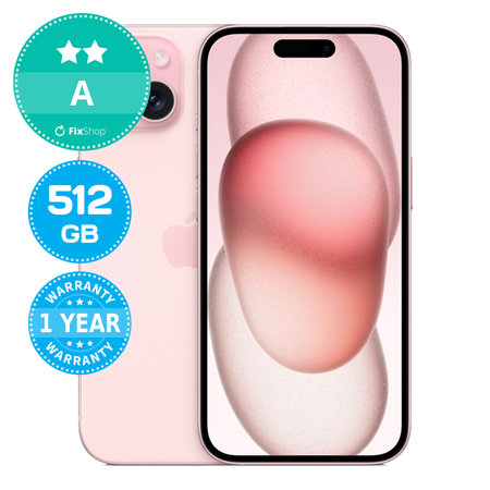 Apple iPhone 15 Pink 512GB A Prenovljen