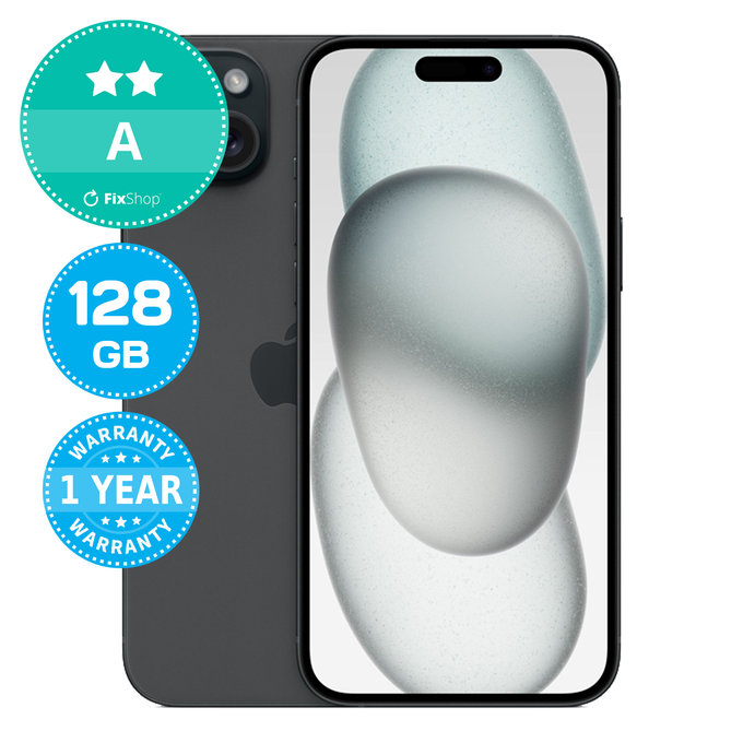 Apple iPhone 15 Plus Black 128GB A Prenovljen