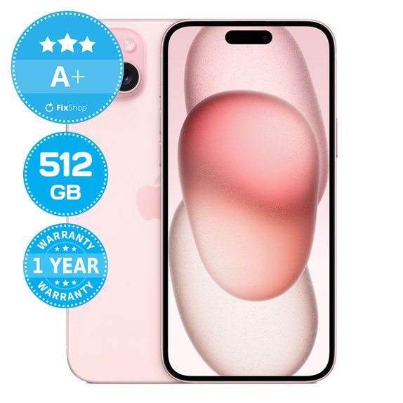 Apple iPhone 15 Plus Pink 512GB A+ Prenovljen