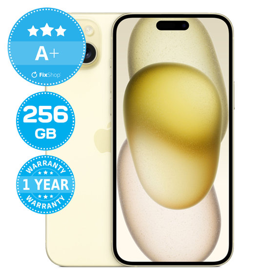 Apple iPhone 15 Plus Yellow 256GB A+ Prenovljen