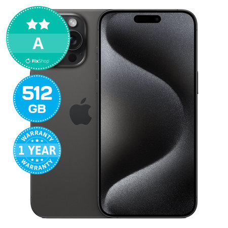 Apple iPhone 15 Pro Max Black Titanium 512GB A Prenovljen