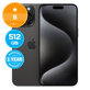 Apple iPhone 15 Pro Max Black Titanium 512GB B Prenovljen