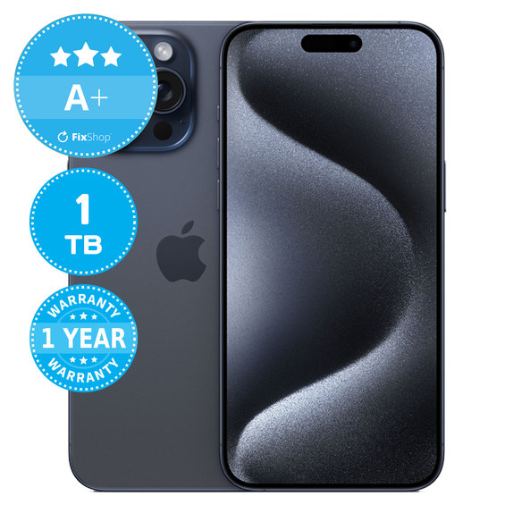 Apple iPhone 15 Pro Max Blue Titanium 1TB A+ Prenovljen