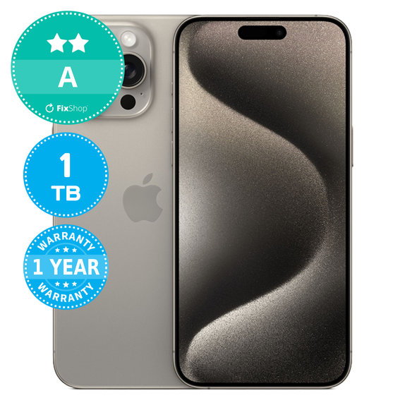 Apple iPhone 15 Pro Max Natural Titanium 1TB A Prenovljen