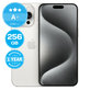 Apple iPhone 15 Pro Max White Titanium 256GB A+ Prenovljen