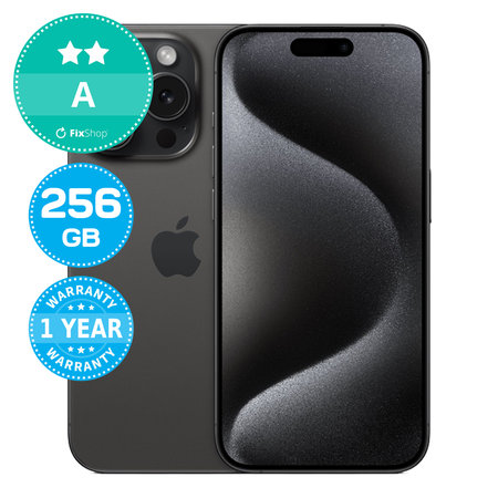 Apple iPhone 15 Pro Black Titanium 256GB A Prenovljen