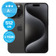 Apple iPhone 15 Pro Black Titanium 512GB A+ Prenovljen