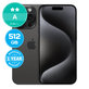 Apple iPhone 15 Pro Black Titanium 512GB A Prenovljen