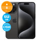 Apple iPhone 15 Pro Black Titanium 512GB B Prenovljen