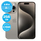 Apple iPhone 15 Pro Natural Titanium 256GB A+ Prenovljen