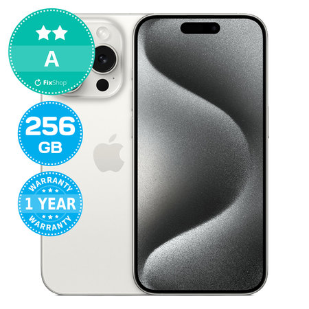 Apple iPhone 15 Pro White Titanium 256GB A Prenovljen