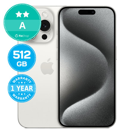 Apple iPhone 15 Pro White Titanium 512GB A Prenovljen