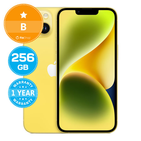 Apple iPhone 14 Yellow 256GB B Prenovljen