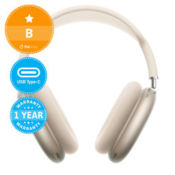 Apple AirPods Max (USB-C) - Starlight B Prenovljen