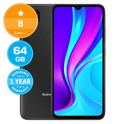 Xiaomi Redmi 9C Black 64GB B Prenovljen