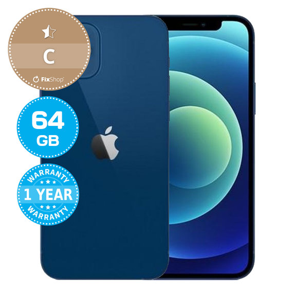 Apple iPhone 12 Blue 64GB C Prenovljen