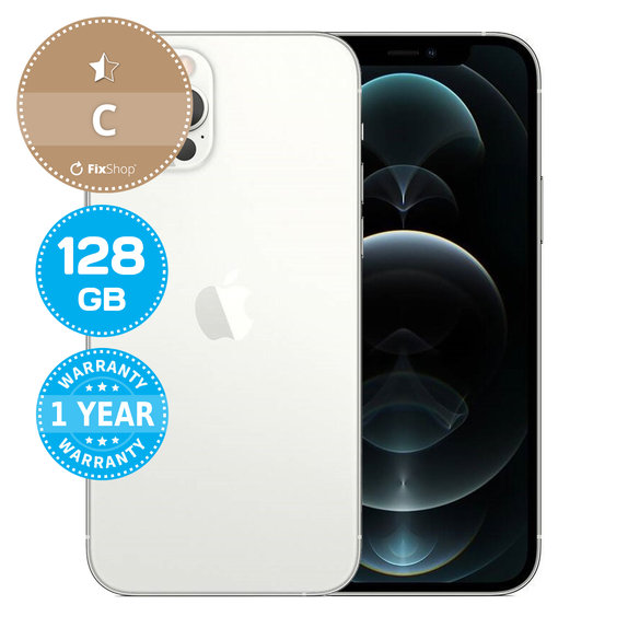 Apple iPhone 12 Pro Silver 128GB C Prenovljen