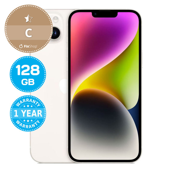 Apple iPhone 14 Plus Starlight 128GB C Prenovljen