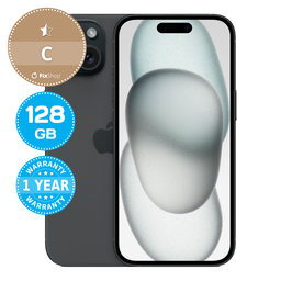 Apple iPhone 15 Black 128GB C Prenovljen