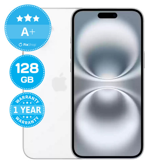 Apple iPhone 16 White 128GB A+ Prenovljen
