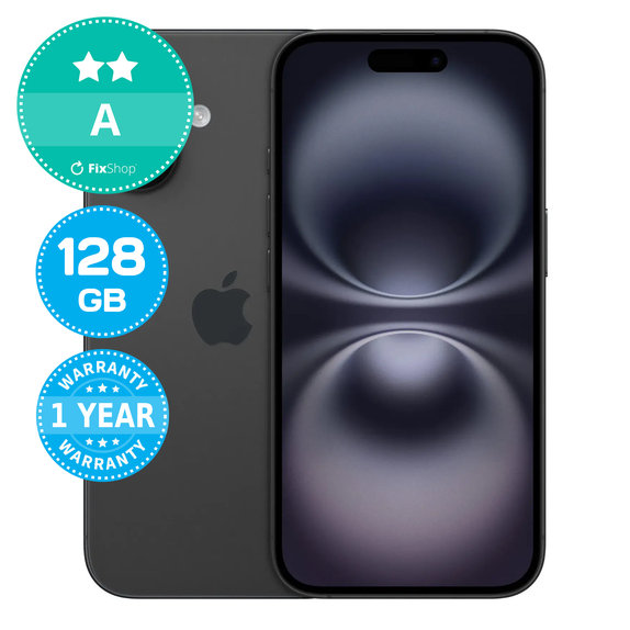 Apple iPhone 16 Black 128GB A Prenovljen