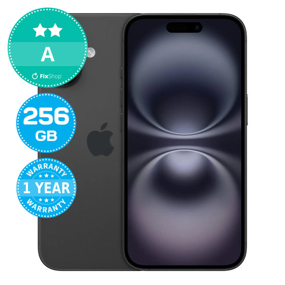 Apple iPhone 16 Black 256GB A Prenovljen