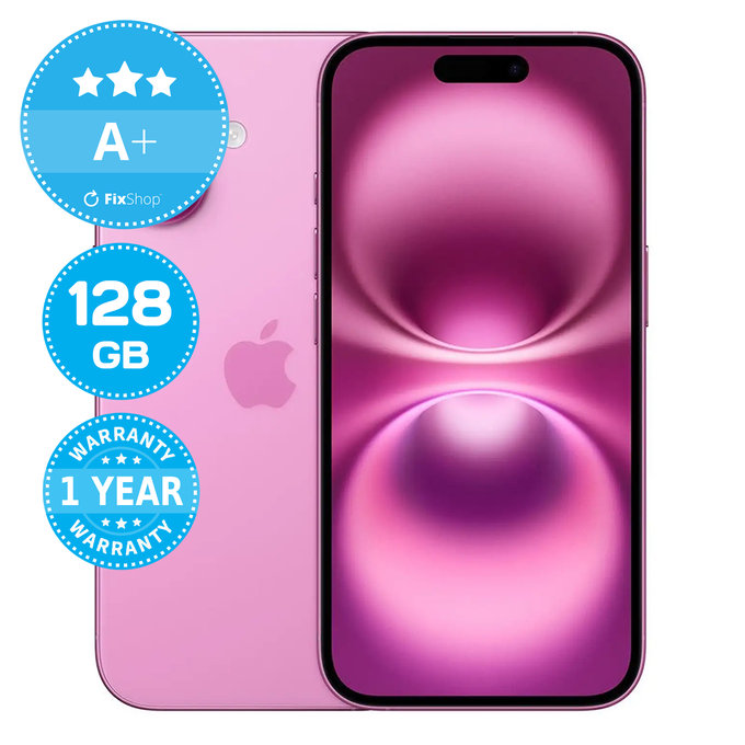 Apple iPhone 16 Pink 128GB A+ Prenovljen