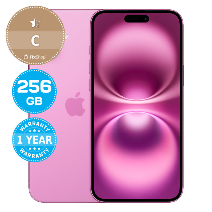 Apple iPhone 16 Plus Pink 256GB C Prenovljen